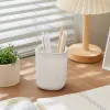 【CL】26Q3#636 White perforated sanitation and medical desktop trash can, sanitation bucket, household bathroom storage container details Picture
